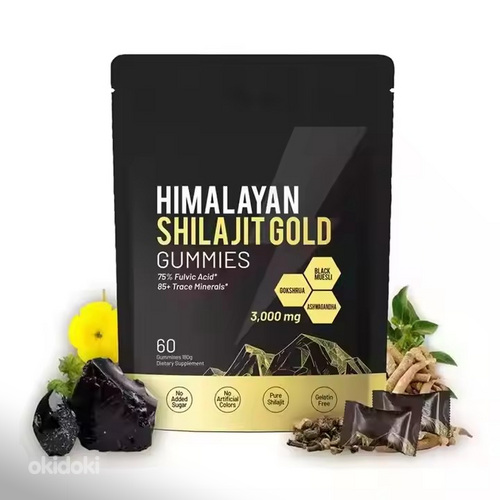 Looduslikud Himaalaja Shilajit kummikommid 3000mg