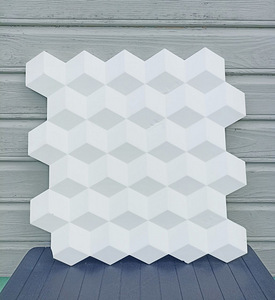 Kipsist seinapannoo 50×50 cm — stiilne sisekujundus (5 foto / 9)