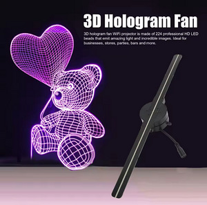 3D hologram fan (ventilaator) (1 foto / 2)