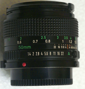CANON LENS FD 50mm 1:1.4, heas korras (2 foto / 2)