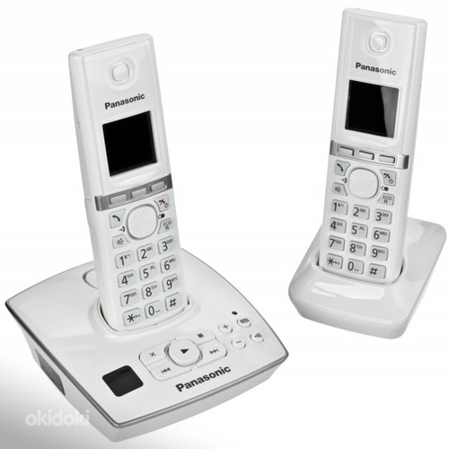 Беспроводной телефон Panasonic KX-TG8062 с 2 трубкaми (фото #2)