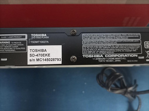 Multiregion DVD player Toshiba SD-470EKE (8 foto / 8)