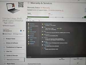 Lenovo Thinkpad T14 Gen 1,4650U, 512GB NVMe, 32GB (8 foto / 8)