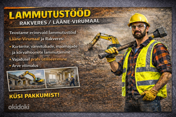 Lammutustööd Lääne-Virumaal ja Rakveres