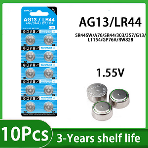 AG10(LR54),AG13/LR44,CR2032,CR1632, 3,v,Li-Po 443442,401030 (4 foto / 9)