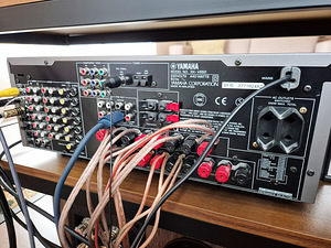 Yamaha NS-515F kõlarid koos Yamaha Receiver RX-V650 (4 foto / 7)