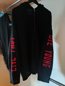 Distressed Cardigan LFDY Live fast die young XL (1 foto / 3)