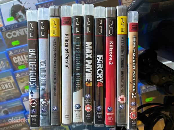 Sony Playstation 3 Slim + 10 игр