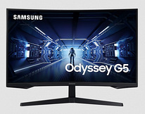 Samsung Odyssey G5 32" + регулируемый кронштейн для крепления монитора