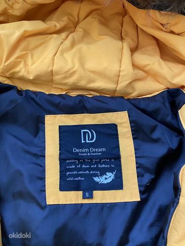 Denim dream желтая зимняя куртка S (фото #3)