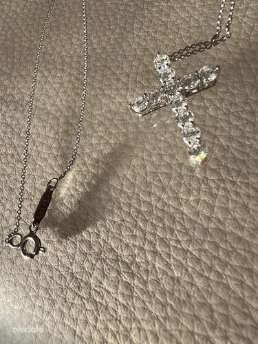 Золотой Крестик в стиле ( Tiffany & Co ) 1,48 carat (фото #5)