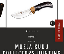 KUDU MUELA Kudu Knife Muela limited edition Hunting knife