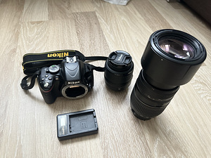 Nikon D5100 + 2 objektiivi