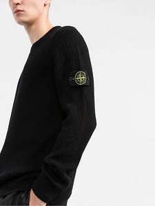 STONE ISLAND SWEATER – BLACK, NEW COLLECTION (2 foto / 8)
