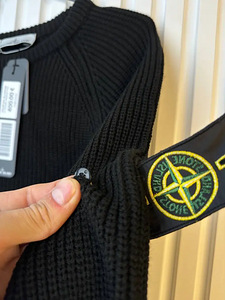 STONE ISLAND SWEATER – BLACK, NEW COLLECTION (4 foto / 8)