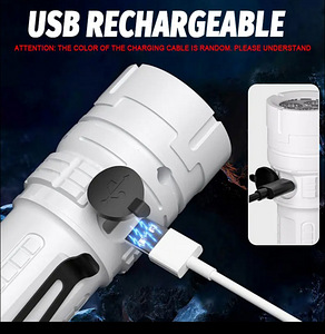 3 LED USB laetav LED taskulamp USB-pordiga. (6 foto / 10)
