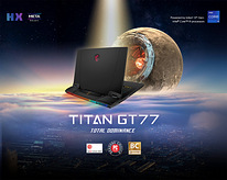 MSI TITAN GT77 — Intel i9 12900HX, NVIDIA GeForce RTX 3080Ti