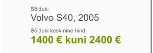 Volvo s40 2005 atm (8 foto / 8)