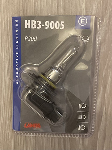 Автомобильная галогенная лампа HB3 12V/65W (новая)