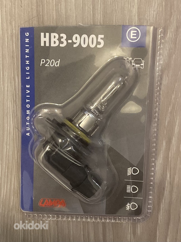 Автомобильная галогенная лампа HB3 12V/65W (новая) (фото #1)