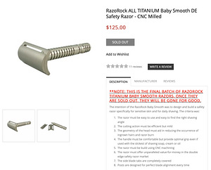 Razorock Baby Smooth Titanium (6 фото из 6)