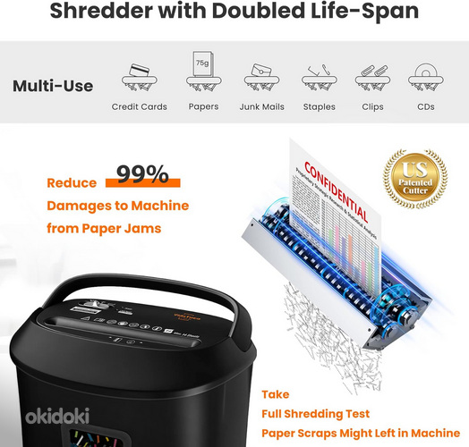 Paper Shredder 14 lehte. UUS!