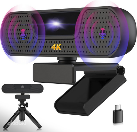 Веб-камера VIZOLINK 4K UHD, автофокус. НОВИНКА!