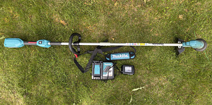 Juhtmevaba trimmer Makita DUR192LZ aku ja laadija, garantii (1 foto / 2)