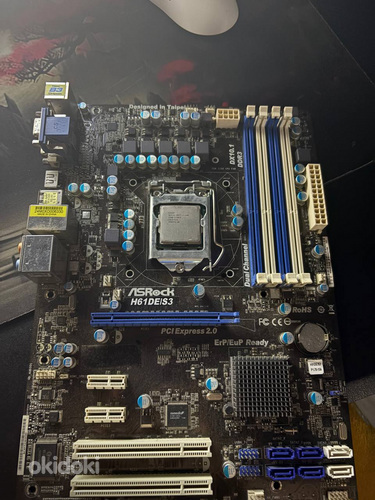 ASROCK H61DE S3 HIND + intel core I7-2600