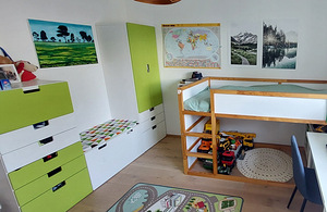 Kasutatud IKEA lastetoa mööbel: suur riidekapp + narivoodi (1 foto / 6)