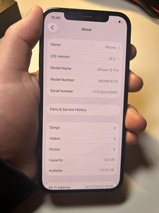 iPhone 12 Pro 128GB – Аккумулятор 100% (5 фото из 7)