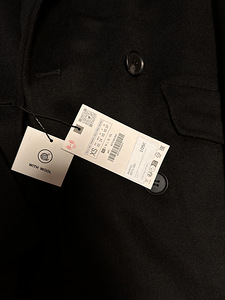 Zara wool coat black xs (4 foto / 6)