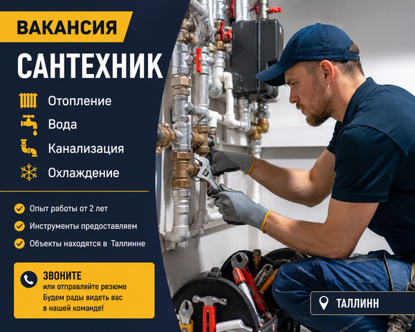 Требуются Сантехники