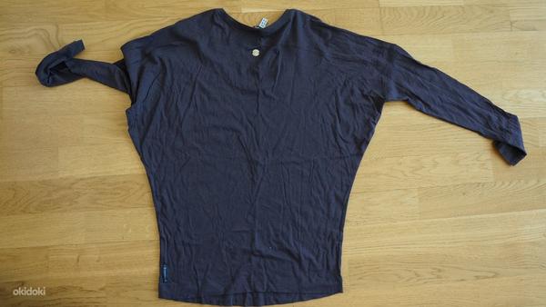 Блузка armani jeans xs size темно-фиолетового цвета (фото #2)