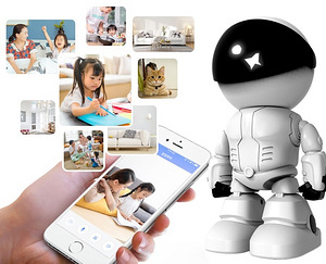 Nutikas mootoriga roboti IP kaamera, 1080p, WiFi, P2P, PTZ (4 foto / 9)
