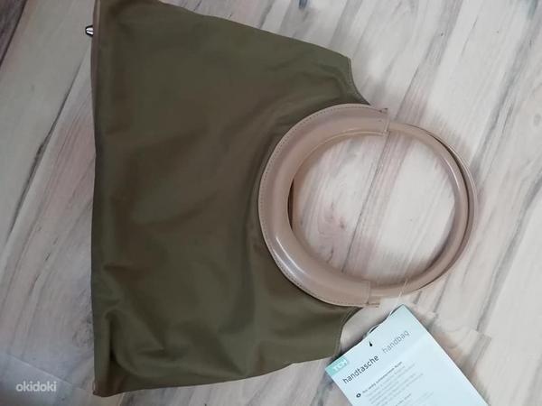 Новая коричнево-зеленая сумка (фото #1)