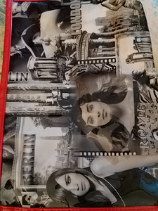 Vintage meikki laukku musta muovia (5 valokuva sivusta 7)