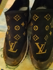 Louis Vuitton nahka kangas kengät (3 valokuva sivusta 6)