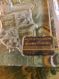 Mats Johansson kristalli lasi taide teos leijona vaakuna (4 valokuva sivusta 4)