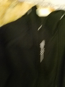 Emporio musta kangas takki uusi (4 valokuva sivusta 6)