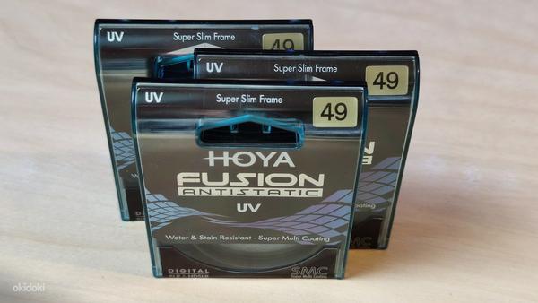 Hoya Fusion Антистатический УФ-фильтр 49 мм (фото #1)