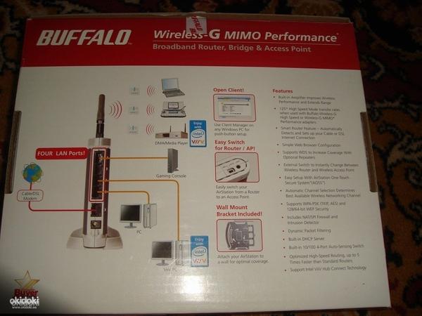 Wifi ruuter Buffalo WHR-HP-G54 (foto #3)