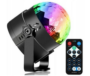 Diskopalliga RGB LED-projektor + kaugjuhtimispult 129669
