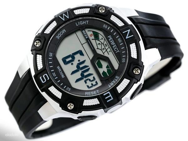 PERFECT Детские наручные часы 8581 (ZP280B) черный/серебряны (фото #1)