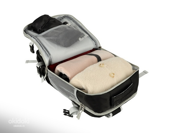 Дорожный рюкзак для самолета, водонепроницаемый, USB 45x16x28см (фото #6)