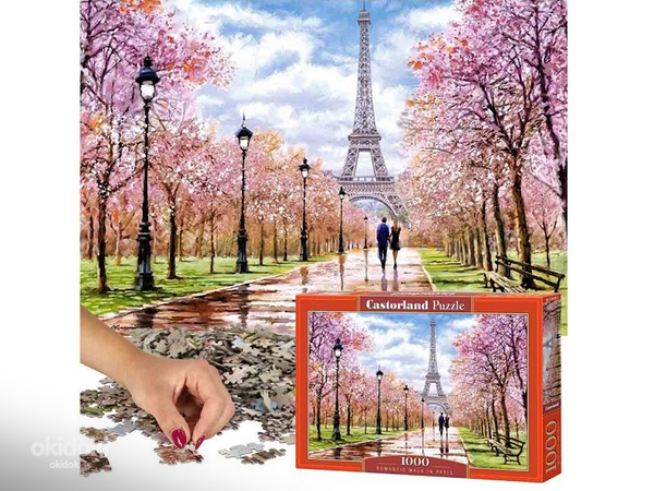 Castorland Пазлы 1000 деталей Романтическая прогулка по Парижу 68x47 c (фото #1)