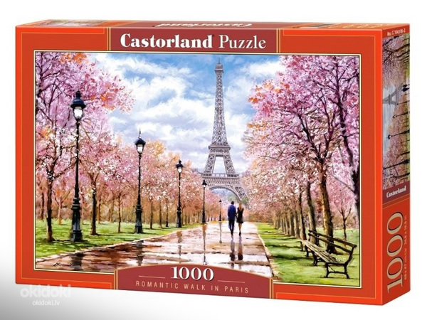 Castorland Puzle 1000 el. Romantiska pastaiga Parīzē 68x47 c (foto #4)