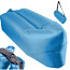 Gaisa matracis - gulta Lazy Bag Sofa gaiši zils 230x70 cm (5 (foto #1)