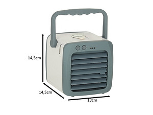 Pārnēsājams galda ventilators - kondicionieris USB 3708 (2 foto no 10)