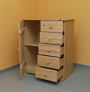 Kumode ar 5 atvilktnēm Comby chest (FG0956)